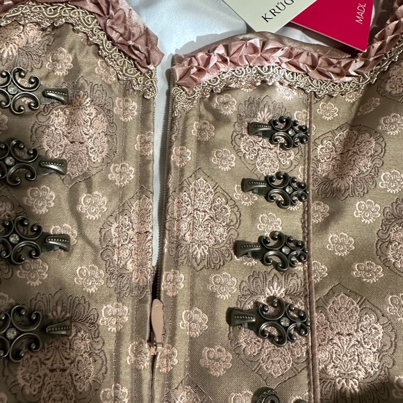 Authentic Bavarian Dirndl German Oktoberfest Dress - Picture 9 of 9